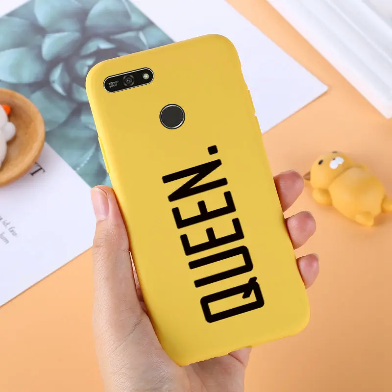 Силиконовый чехол из ТПУ для Huawei Y6 2018 милый телефона Prime чехлы на заднюю панель Y 6 |