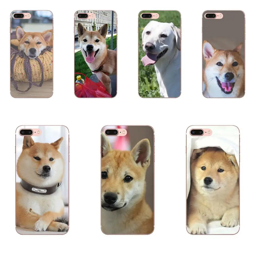 Тонкий силиконовый чехол с изображением милой Шиба-ину собаки для Huawei P7 P8 P9 P10 P20 P30