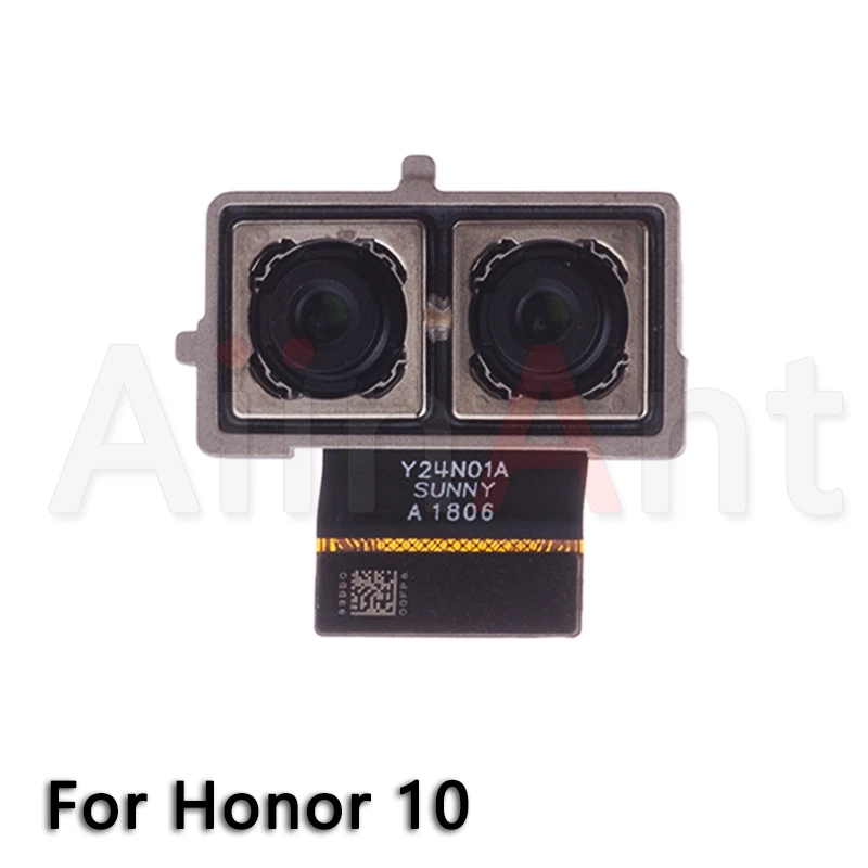 Honor 10 Оригинальная большая камера заднего вида с гибким кабелем для huawei Honor 6 7 7A 7X 7C 8 8X9 9i 10 20 Lite Plus основная задняя камера, запчасти для телефонов - Цвет: Honor 10