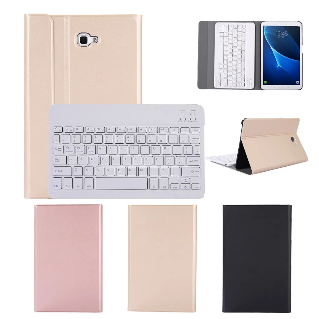 Складная беспроводная клавиатура VOBERRY для samsung Galaxy Tab A T580/T585 10,1 чехол тонкий чехол-подставка Беспроводная Bluetooth клавиатура#2