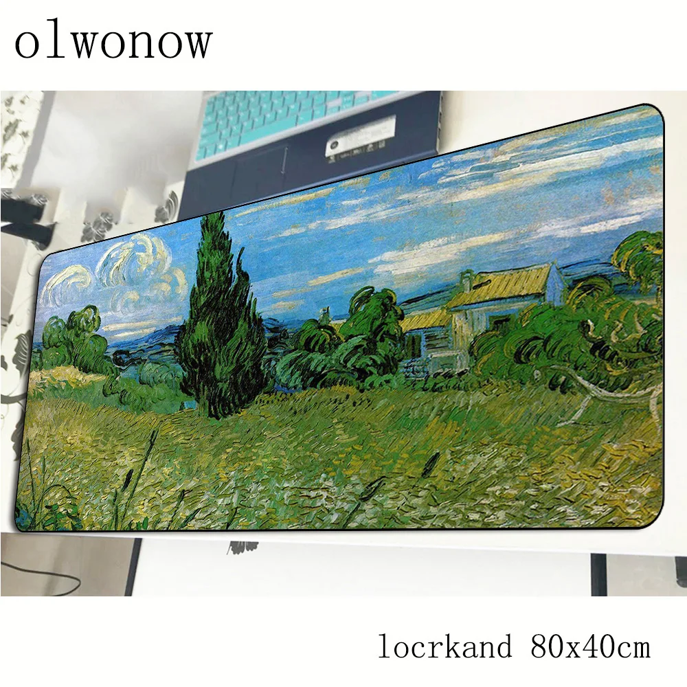 Коврик для мыши van gogh 80x40 см красивые коврики лучший игровой коврик
