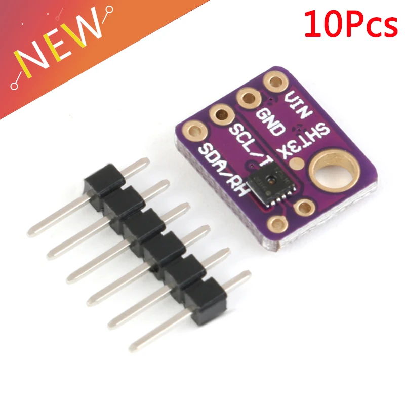 Оригинальный интерфейс I2C SHT30 10 шт. цифровой выход датчик температуры и влажности