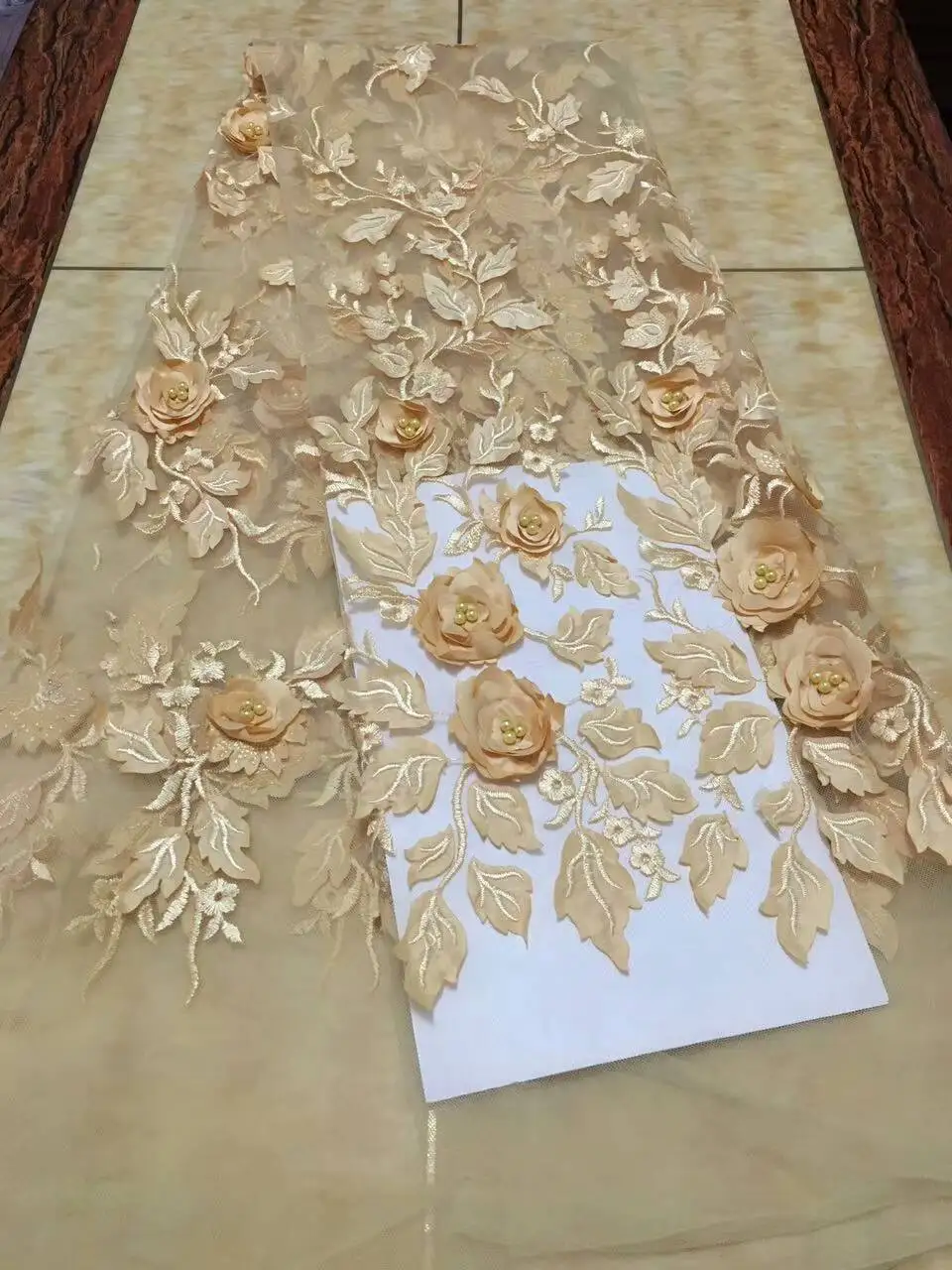 Кружевная ткань с аппликацией в африканском стиле кружевная для вечеринок