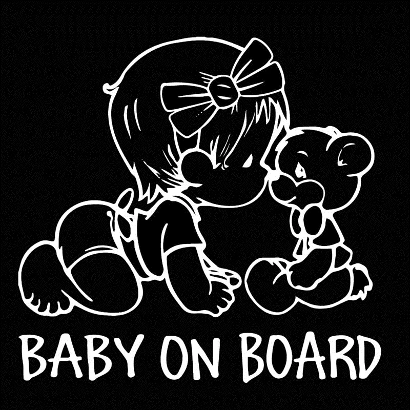 Автомобильная наклейка BABY ON BOARD 14*15 см | Автомобили и мотоциклы