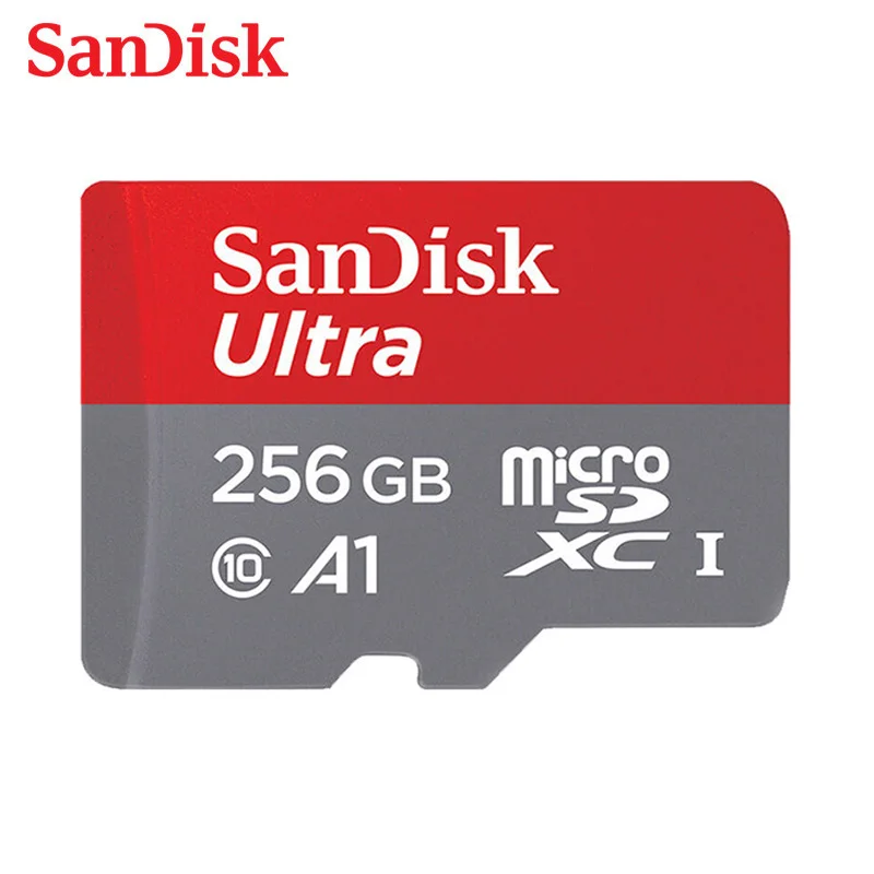 Sandisk micro sd 64 Гб класс 10 microsd 128 ГБ Флэш-карта памяти 32 Гб tf карта tarjeta micro sd для смартфонов - Емкость: 256GB