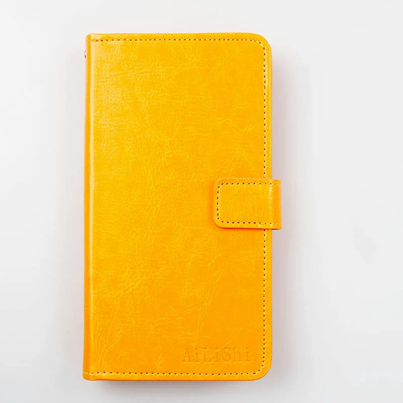 Yellow AiLiShi кожаный чехол для Prestigio Wize M3, чехол-кошелек, роскошный флип-чехол, Высококачественная Защитная сумка для телефона - Цвет: Yellow