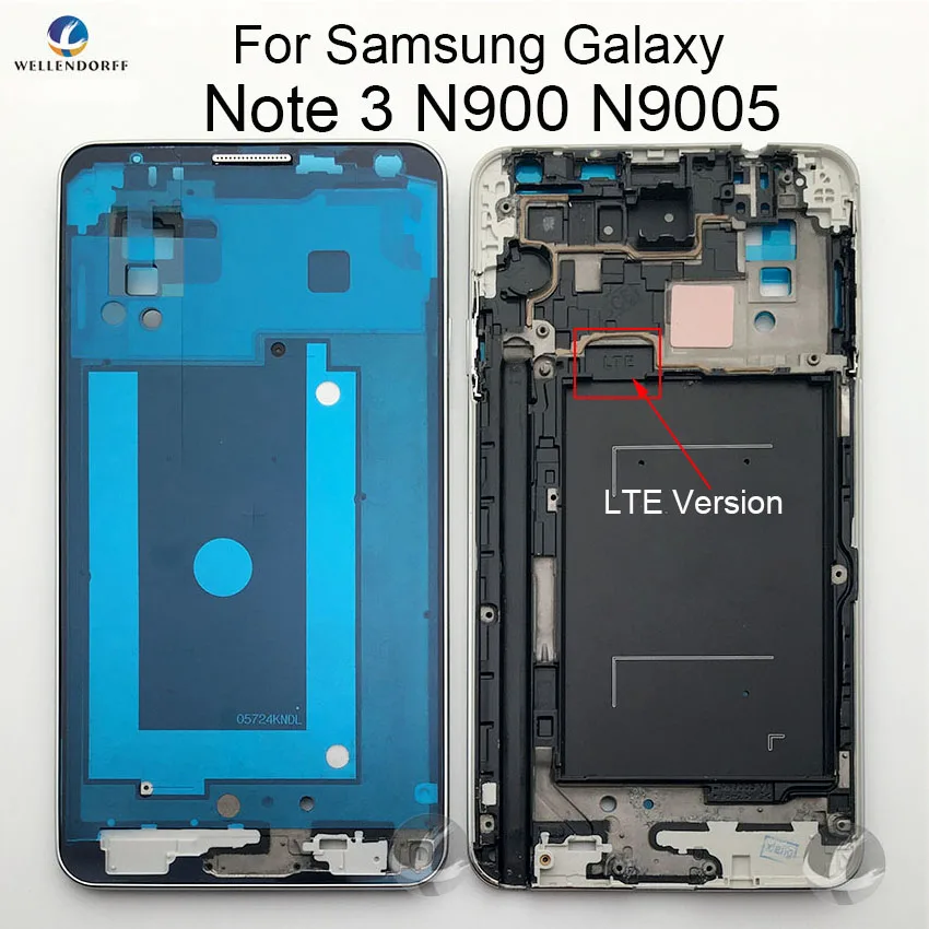 Рамка для Samsung Galaxy Note 3 III N9005 N900 оригинальная новая задняя панель корпус с боковыми