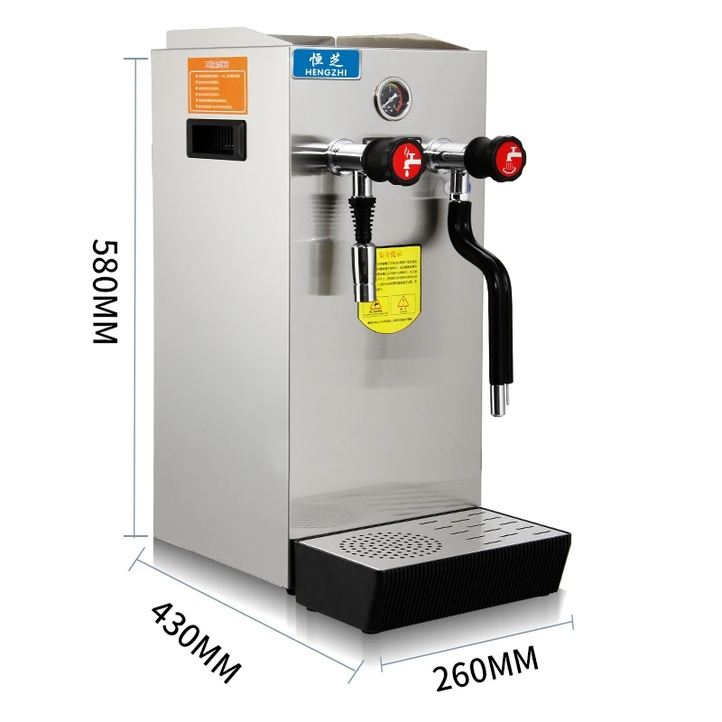 

220V 2200W Sainless Steel Steam Water Machine Automatic Milk Tea Shop Coffee Shop Steam Milk Machine