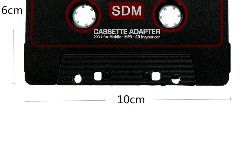 Новейший автомобильный Кассетный адаптер Кассетный Mp3 плеер конвертер для iPod для iPhone MP3 AUX кабель CD плеер 3,5 мм разъем
