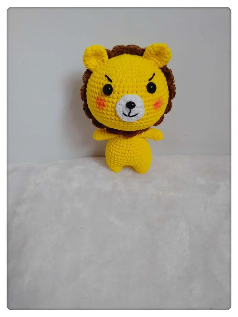 16*8 см Бегемот Маленький коричневый медведь жираф вязание крючком ручной вязки