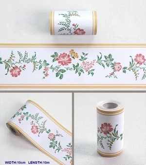 1 шт 10 см* 10 м DIY линия талии самоклеящиеся водонепроницаемые наклейка на уровне талии наклейки на стену гостиной спальня ванная комната, коридор - Цвет: 11