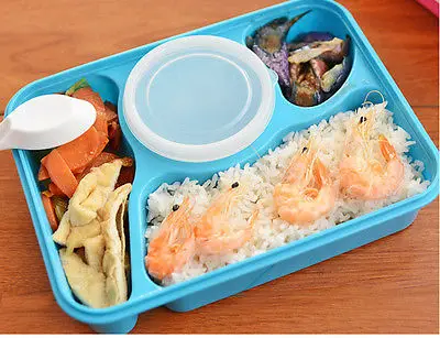 Новая портативная посуда Bento контейнеры для хранения продуктов микроволновая