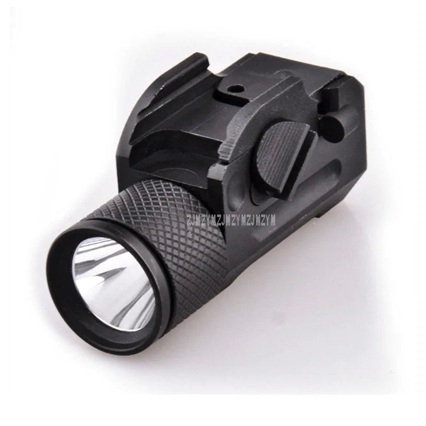 Фонарь светодиодный тактический из алюминиевого сплава 500 люмен с рельсовым