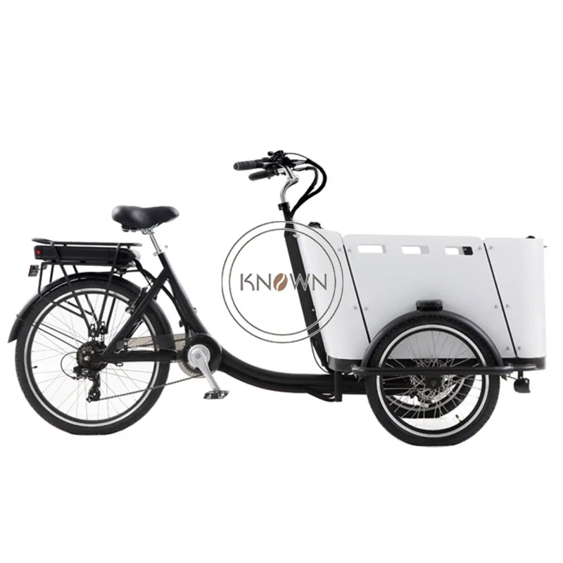 Электрическая Педальная Педаль Грузовой пекарный велосипед трейлер для Еды