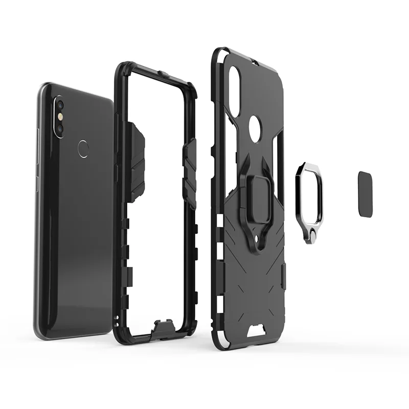 Чехол-Броня YueTuo с кольцом для пальцев Xiaomi Mi Mix 2s max 2 3 max2 max3 mix2s mix2 роскошный