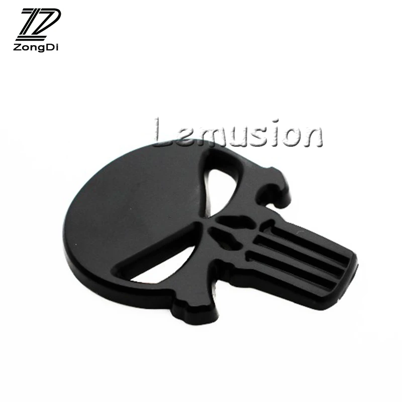 Автомобильный черный значок металлические 3D наклейки скелета для Subaru Impreza XV Hyundai