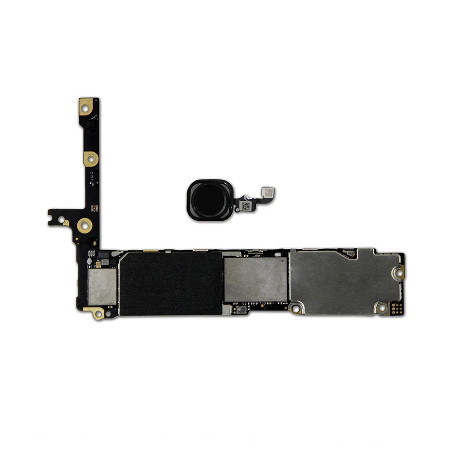 Оригинальная материнская плата для iPhone 6 P 6 Plus, 16 ГБ, 64 ГБ, 128 ГБ, логическая плата IOS с черным сенсорным ID, разблокированная материнская плата с чипами