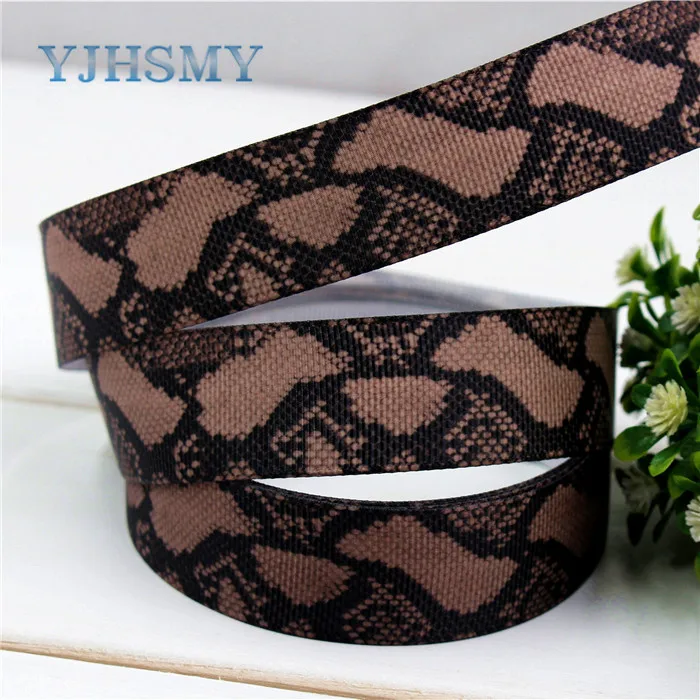 5 YJHSMY 174084,25 мм серпантин напечатанный grosgrain лента, DIY ручной работы, свадебные материалы для украшения, головной убор аксессуары - Цвет: 5