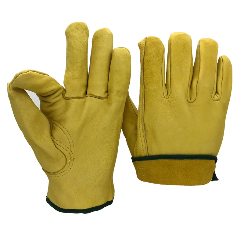 Мужские рабочие перчатки 6 шт. Кожаные Защитные для режущих работ ремонтников