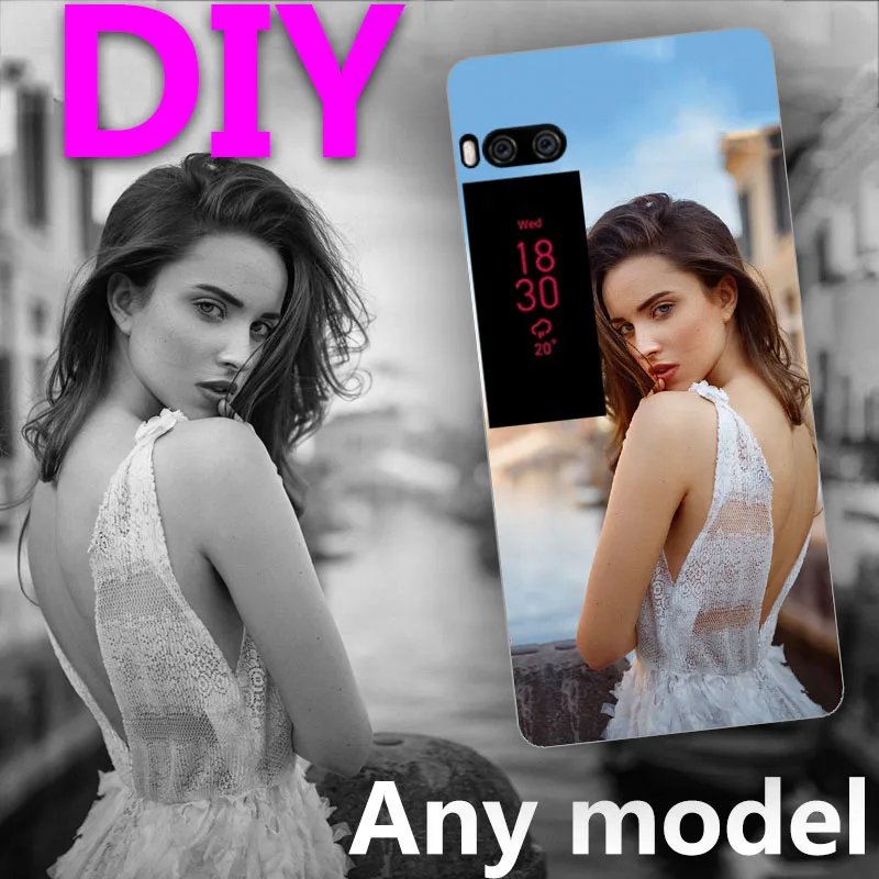 Чехол-накладка для Meizu Pro 7 с принтом логотипа на заказ | Мобильные телефоны и