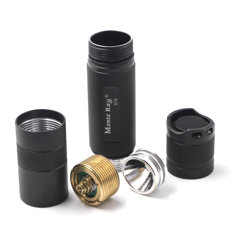 Manta Ray S10 серый Cree XML2 U3-1A AMC7135* 6 5 Режим плавный светильник с затемнением EDC светодиодный фонарик