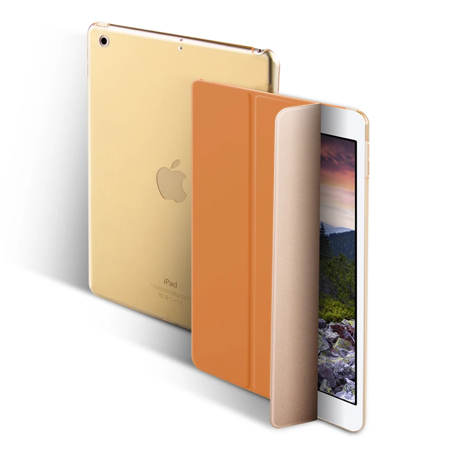 Чехол для iPad 9,7 6-го 5-го поколения, ультра тонкий магнитный чехол-подставка из искусственной кожи, умный чехол для iPad 9,7 дюймов, чехол