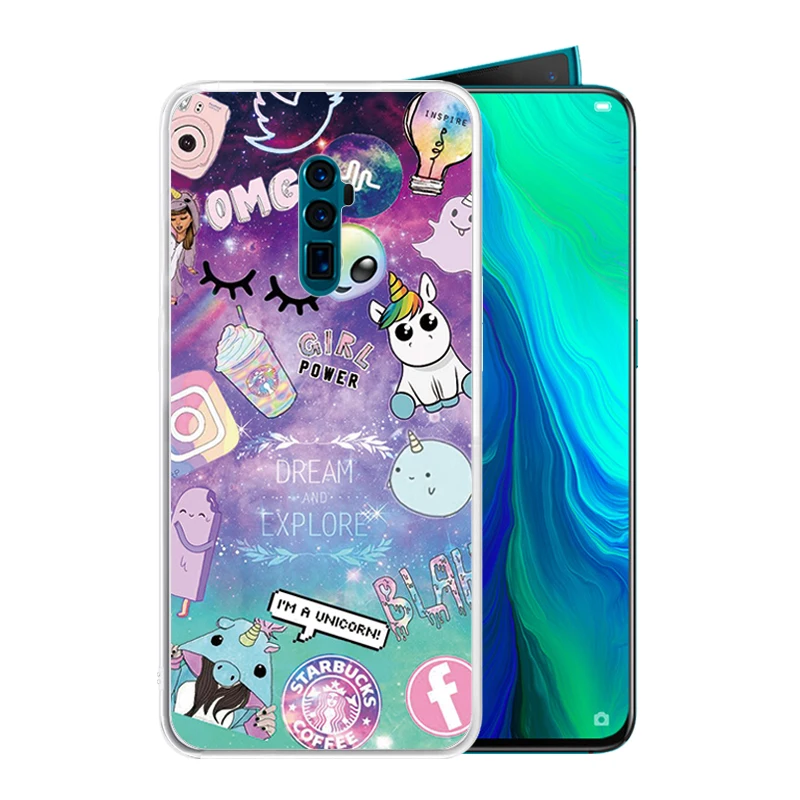Мягкий силиконовый прозрачный чехол из ТПУ для OPPO Reno 10x zoom Reno2 F 2 Z R17 R15 R11 Plus 9S R15X Ace K5