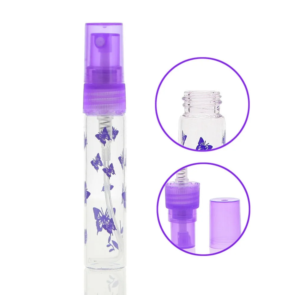 Дорожная пустая стеклянная бутылка распылитель для воды объемом 5 мл Женский