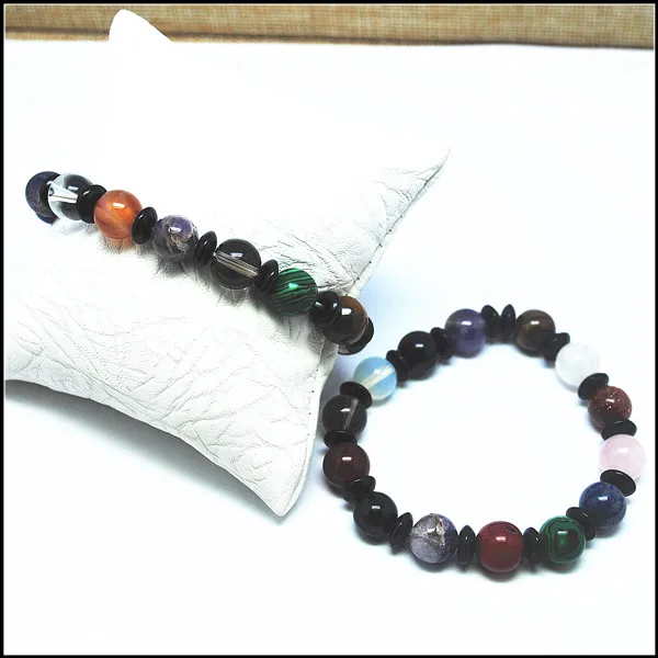 Оптовая продажа мужские браслеты новая модель размер 8 мм 10 12 разные типы камней