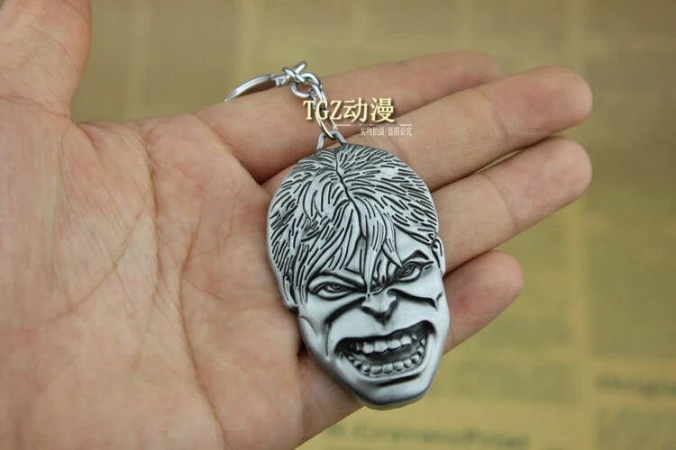 Marvel avengers alliance super hero hulk keychain metal alloy model pendant wholesale | Украшения и аксессуары