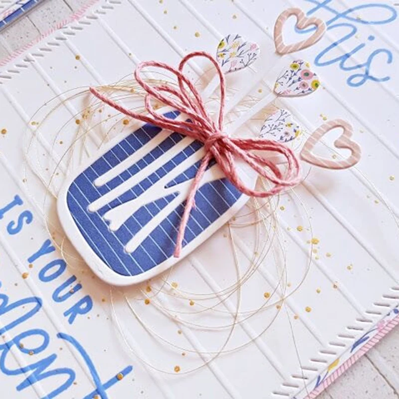 Цветок Металлический Трафаретный вырубной штамп трафареты скрапбукинга альбом