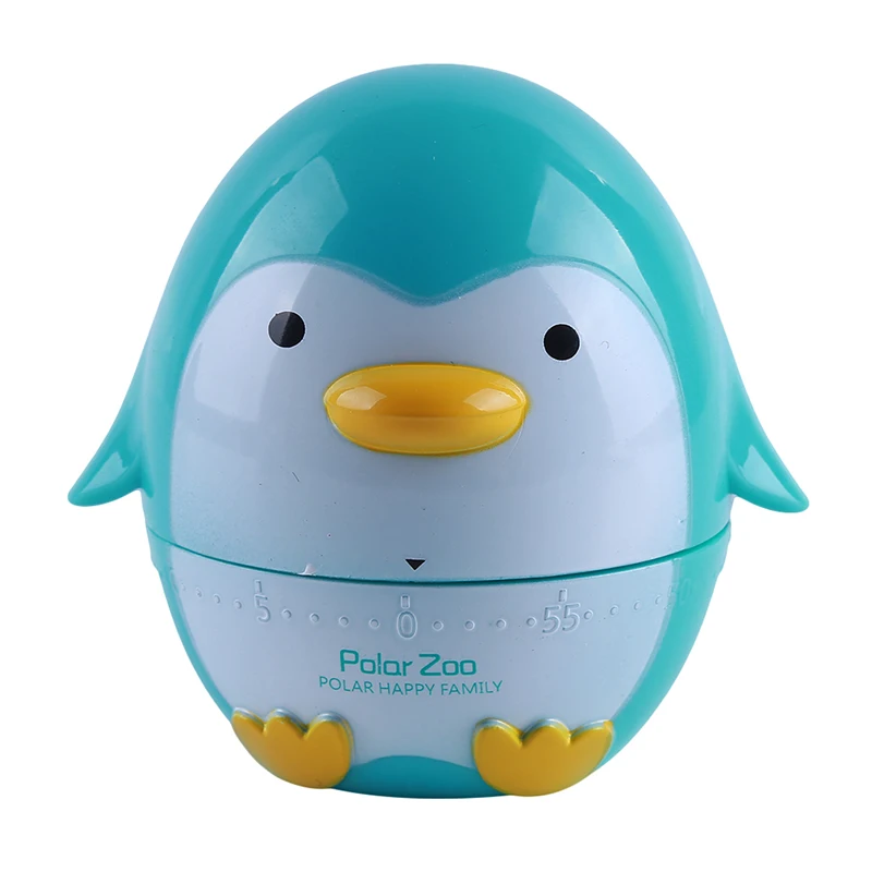 Милые животные таймер с пингвином кухня 60 минут приготовления механическое