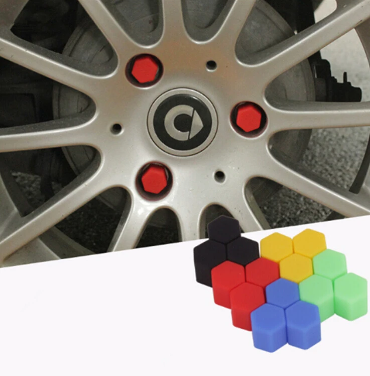20 шт Силиконовые колеса автомобиля винт ступицы Гайка Крышка крышки для Mercedes Benz