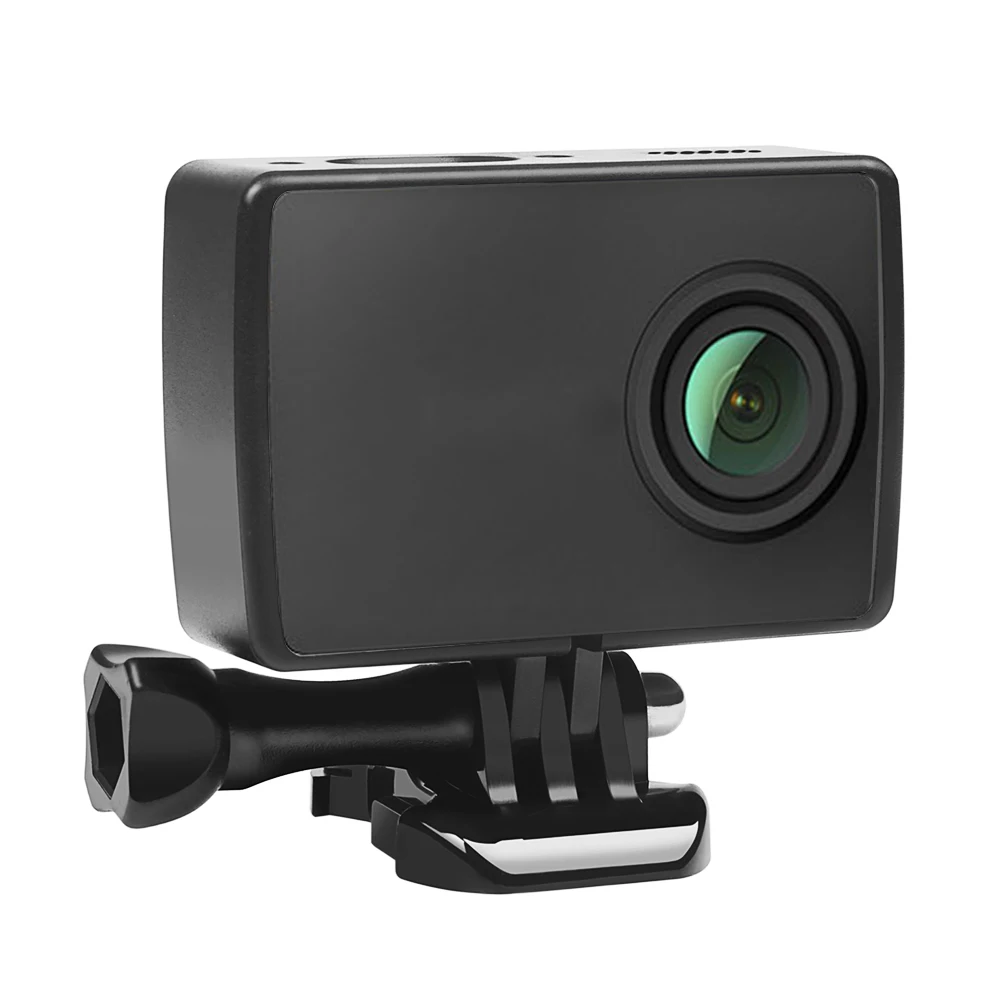 Anordsem стандартный защитный чехол-рамка с пленкой для объектива для Xiaomi Yi 4 K/4 K+/YI Lite БЫСТРОРАЗЪЕМНАЯ Пряжка и винт для крепления большого пальца