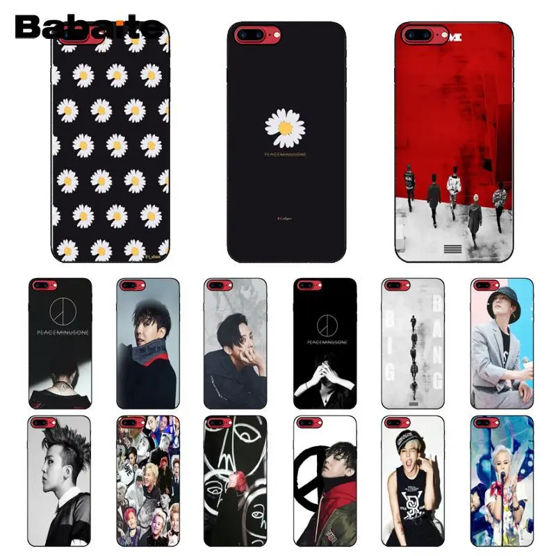 Babaite G-DRAGON Большой взрыв GD peace minusone милый чехол для телефона Apple iPhone 8 7 6 6 S Plus X XS MAX 5 5S SE XR мобильный чехол