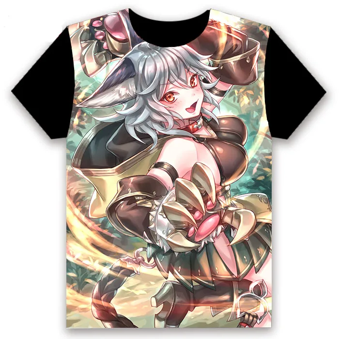 Аниме футболка игра грансинь фантазия косплей короткий рукав женская мужская