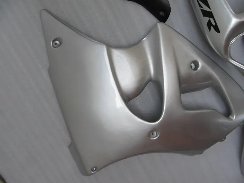 Комплект обтекателей для KAWASAKI Ninja ZZR600 05 06 07 08 ZZR 600 2005 2006 2007 2008 ABS серебряные