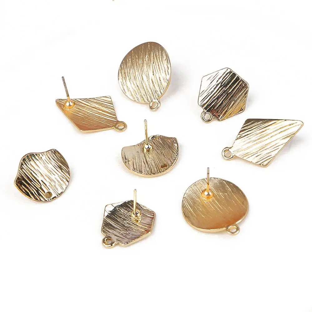 10 шт. простые круглые серьги подвески с одним отверстием женские аксессуары для