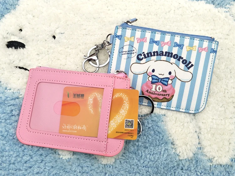 Кошелек из искусственной кожи с мультяшным принтом Saniro Cinnamoroll мини кошелек