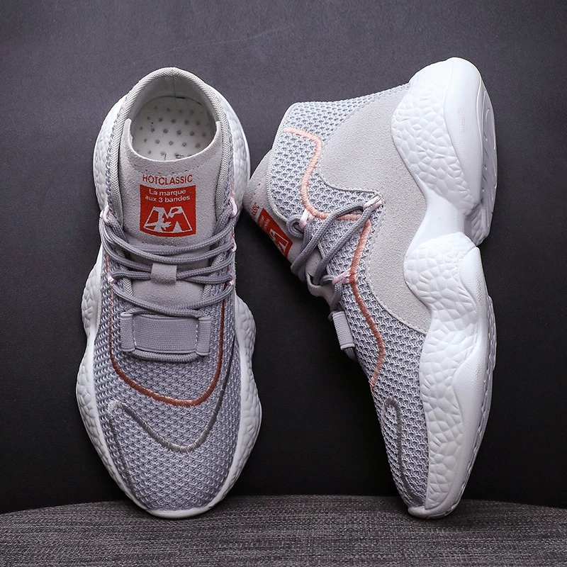 Вязаные женские ботильоны повседневная обувь на платформе женская с круглым