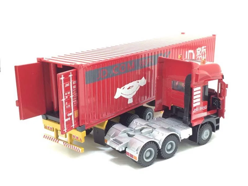 Высокая имитация 1:50 Maersk полу-установленный Контейнер грузовой логистики Игрушечная модель грузовика сплав инженерные транспортные средства игрушки для детей