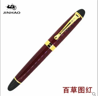 C JINHAO X450 матовый черный металлический шариковая ручка с золотым клип школьные канцелярские принадлежности Брендовые мужские шариковые ручки подарок A2 - Цвет: C