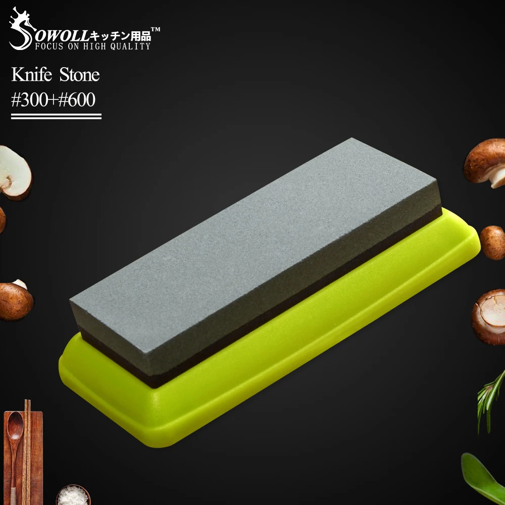 SOWOLL бренд ручной работы корундовый кухонный нож точилка профессиональные