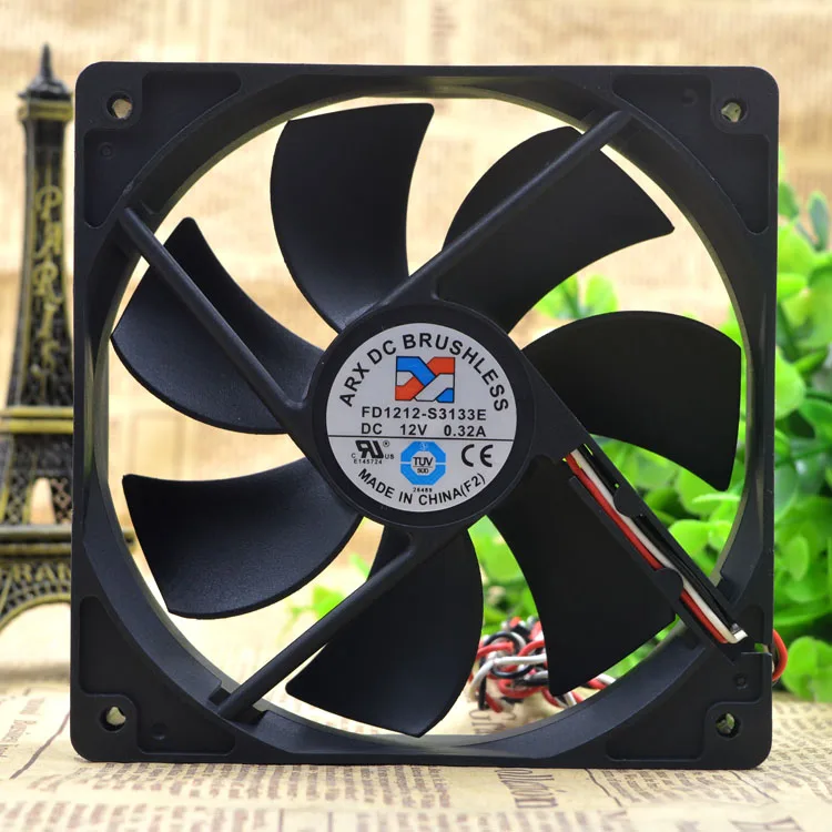 Бесшумный вентилятор для охлаждения ARX DC FD1212 S3133E 12 В 0 32 А|silent cooling fan|cooling fancooling fan