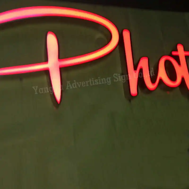 Пользовательский акриловый RGB мигающий знак для имени отеля|letter board|board boardboard letters