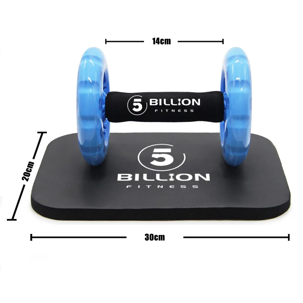 5-BILLION fitness 1 пара брюшные колесные ролики с двойными колесами брюшной талии машины-Push-up стойки бар с колодкой