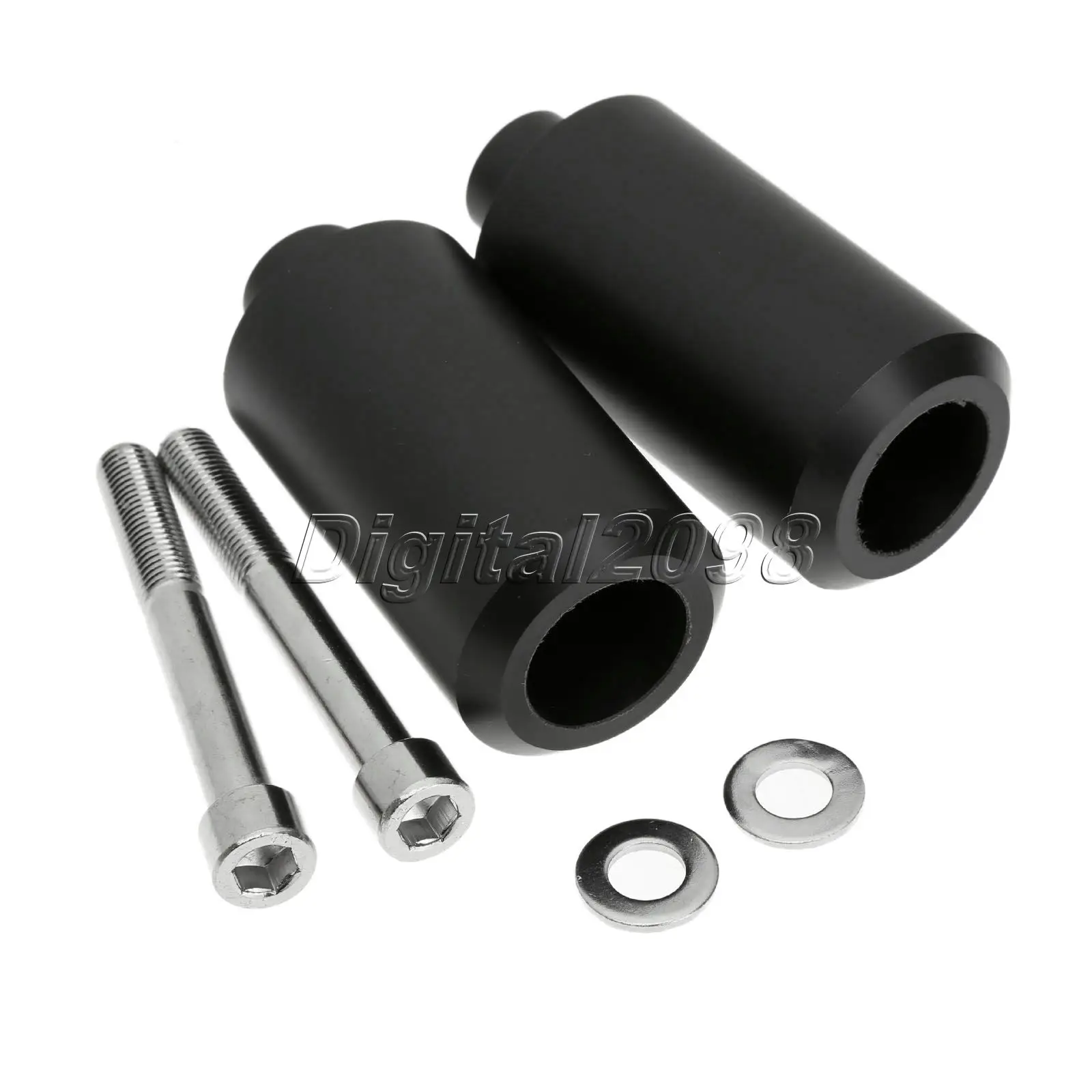 Черная рамка для мотоцикла ползунки защита от Краш Yamaha FZ1 FAZER 1000 2006 2008 2007 Delrin Crash Pad