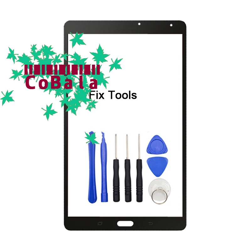 1 шт черный белый для samsung Galaxy Tab S 8,4 T700 T705 T707 Переднее стекло 8," сенсорный ЖК-экран сменная внешняя панель+ Инструменты