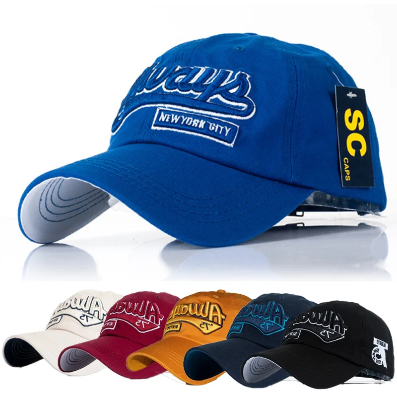 

Unisex Clothing Accessories Cotton 8Colors Baseball Caps 1PC New Letter Embroidery Fashion Snap Back Casual Hip-hop Hat