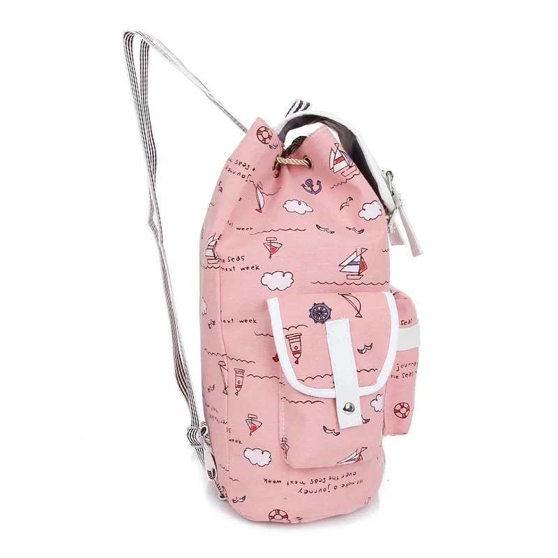 Повседневный холщовый рюкзак RanHuang для женщин школьные ранцы с мультяшным